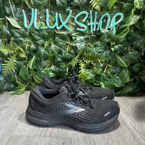 Brooks Womens Ghost 13 1203381B072 Black Running Shoes Sneakers